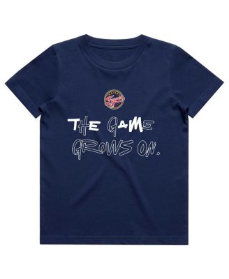 Big Boys and Girls Caitlin Clark Navy Indiana Fever Player Signature T-Shirt