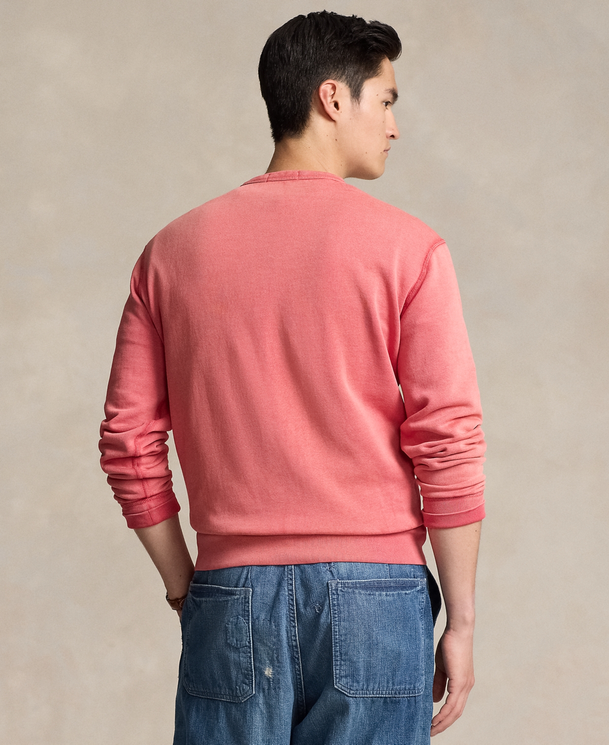 Polo Ralph Lauren Men's Big Pony Garment-Dyed Fleece Sweatshirt