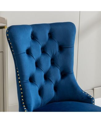 Modern Velvet Dining Chairs, Set of 2