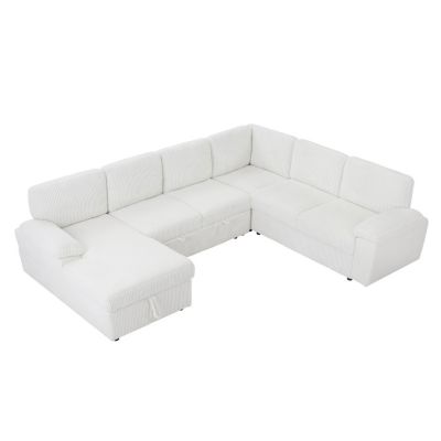 Modular Sectional Sleeper Sofa with free L/U shape