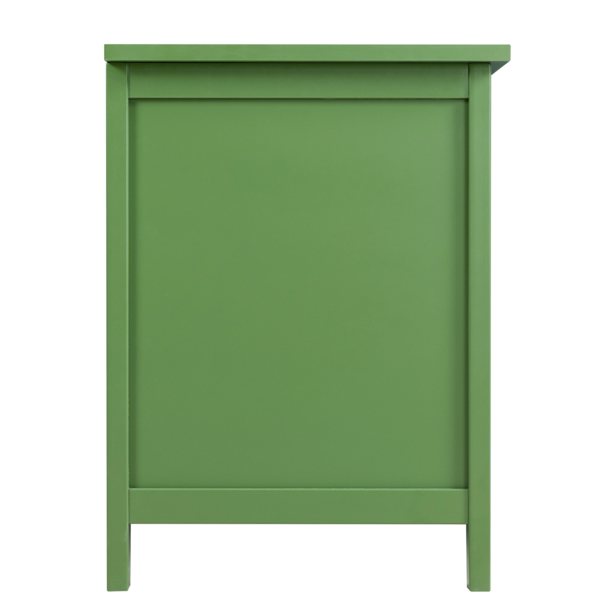 Streamdale Furniture Stylish 71-Inch Tv Stand withGlass Door - Antique green