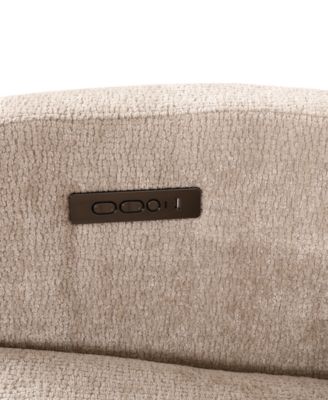 Gardley 38" Fabric Power Swivel Recliner, Created for Macy's