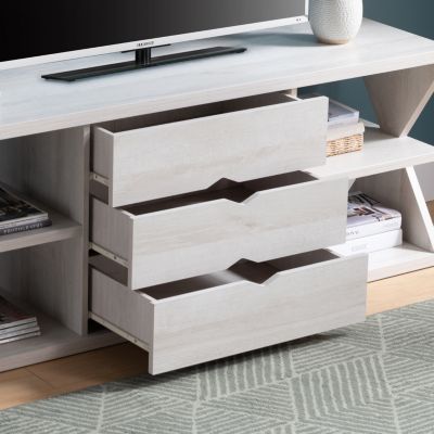 Streamdale TV Stand White Oak