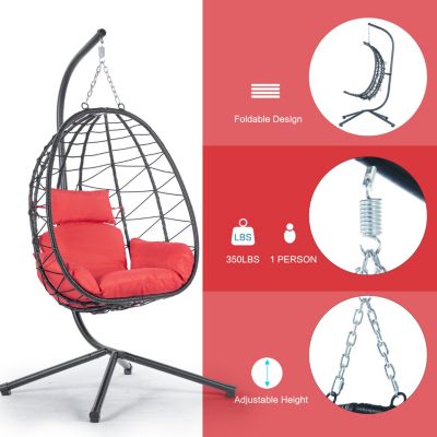 Streamdale Egg Chair with Stand for Indoor and Outdoor Use