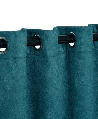 Senna Textured Room Darkening Grommet Top Curtain Panels, 52" x 96" (Set of 4)