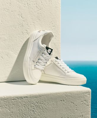 Women's Calico Patch Embellished-Heel Sneakers