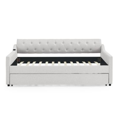  Daybed with Trundle and USB Charging