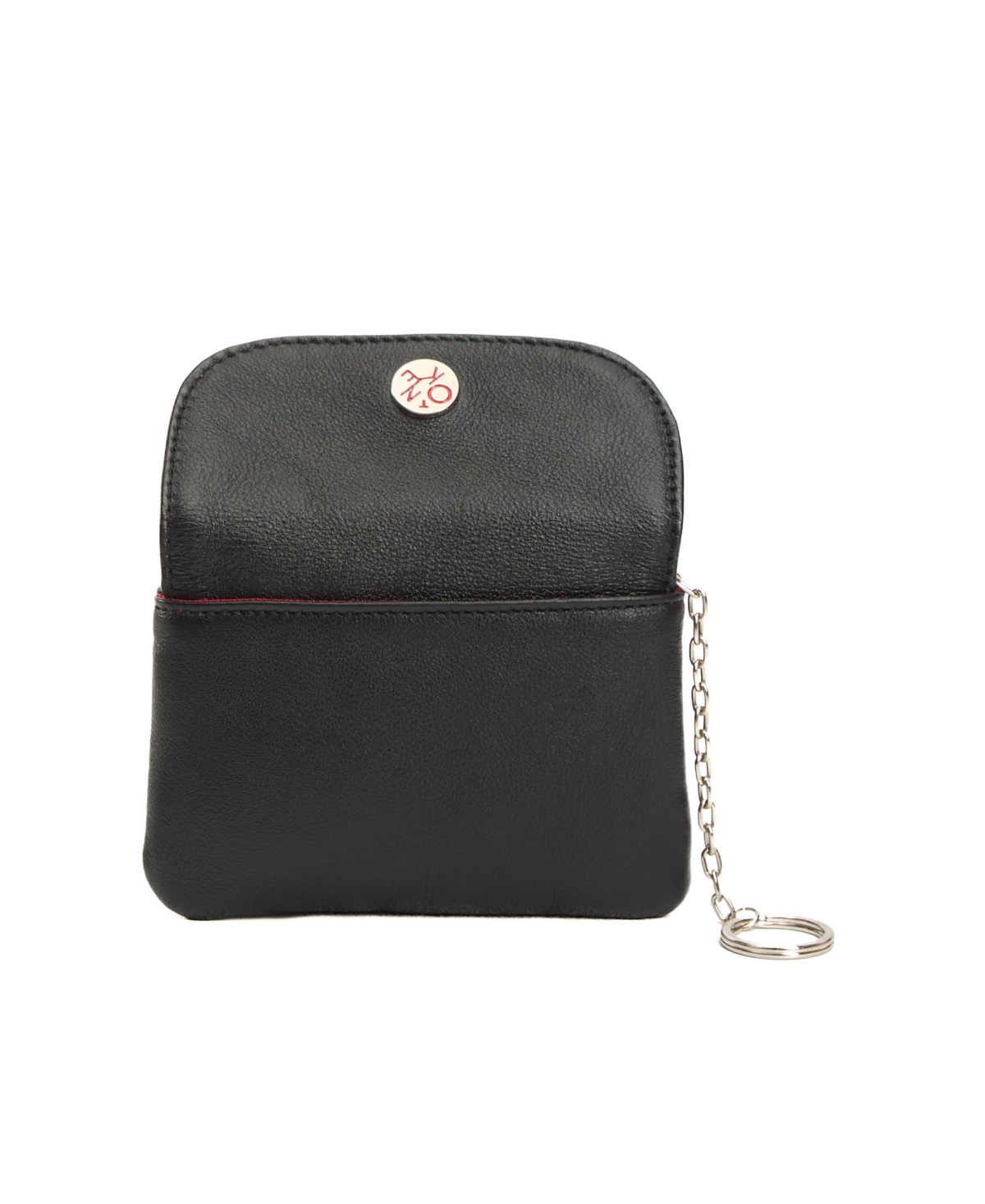 Manhattan Portage Leather Cedar Coin Pouch In Black