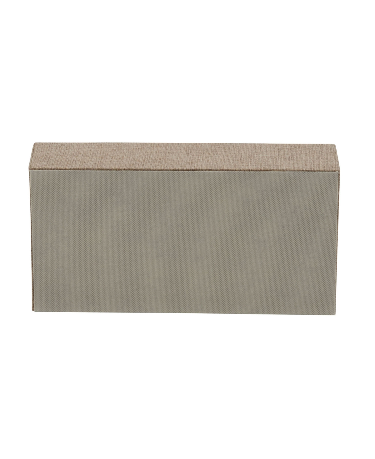 Household Essentials Organizer Tray Accessory Organizer Sturdy Drawer Organizer With Fabric Covering And Three Compartmen In Gray