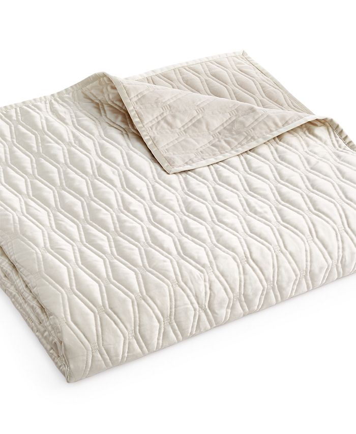 Hotel Collection Woven Texture King Coverlet Macy's