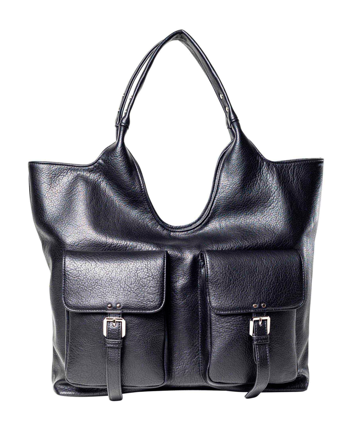 Urban Originals Royale Faux Leather Tote Bag In Black