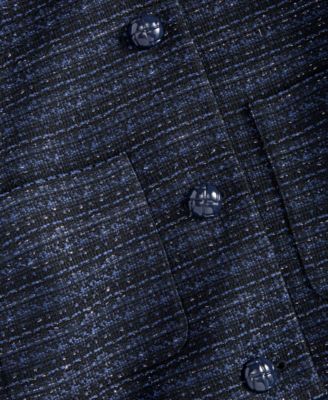 ジャケット PLAIN TWEED MULTICOLOR COLLARLESS JACKET (4423BR4367 990) ジャケット PLAIN TWEED MULTICOLOR COLLARLESS JACKET