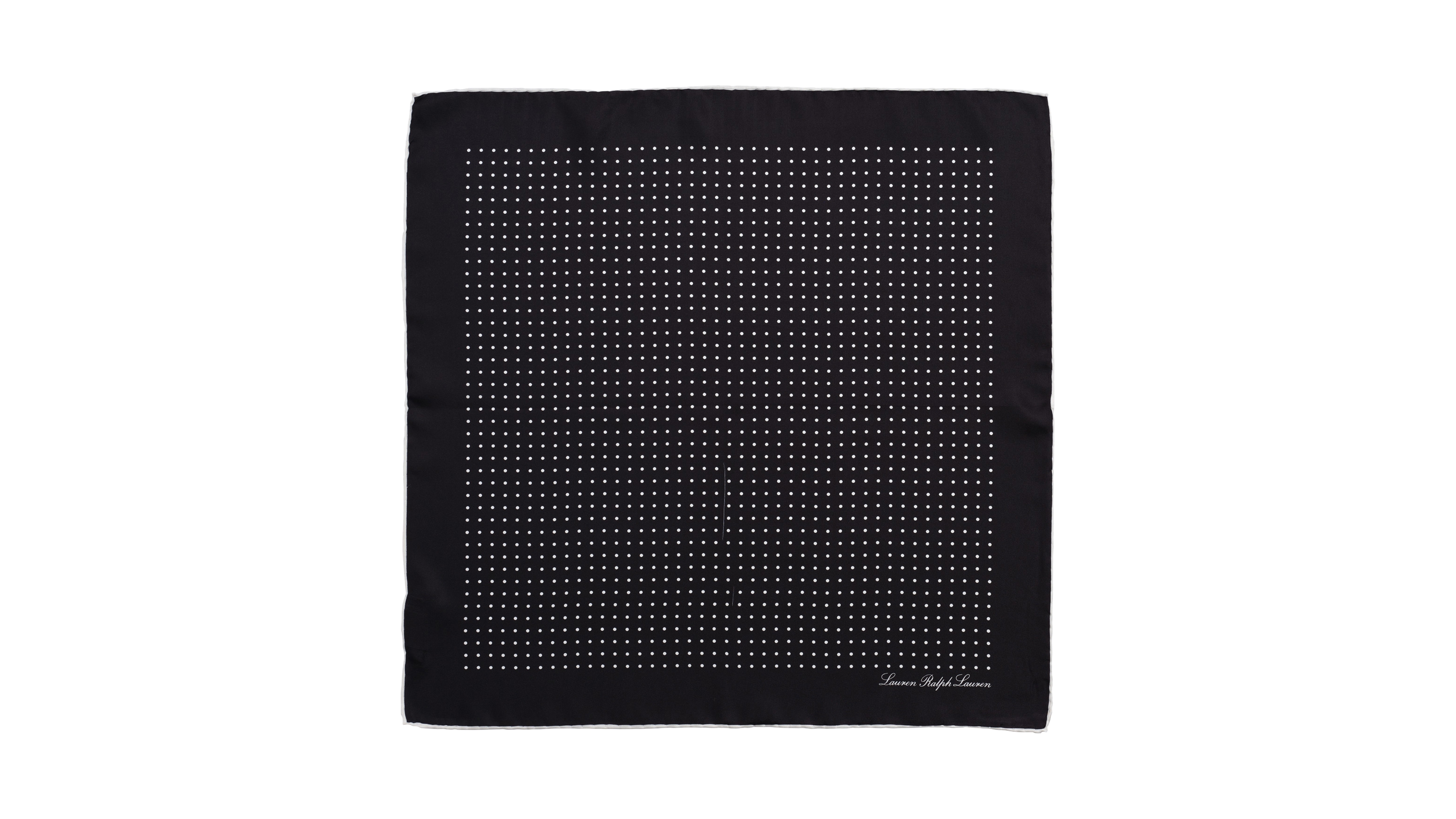 Lauren Ralph Core Dot Square Scarf