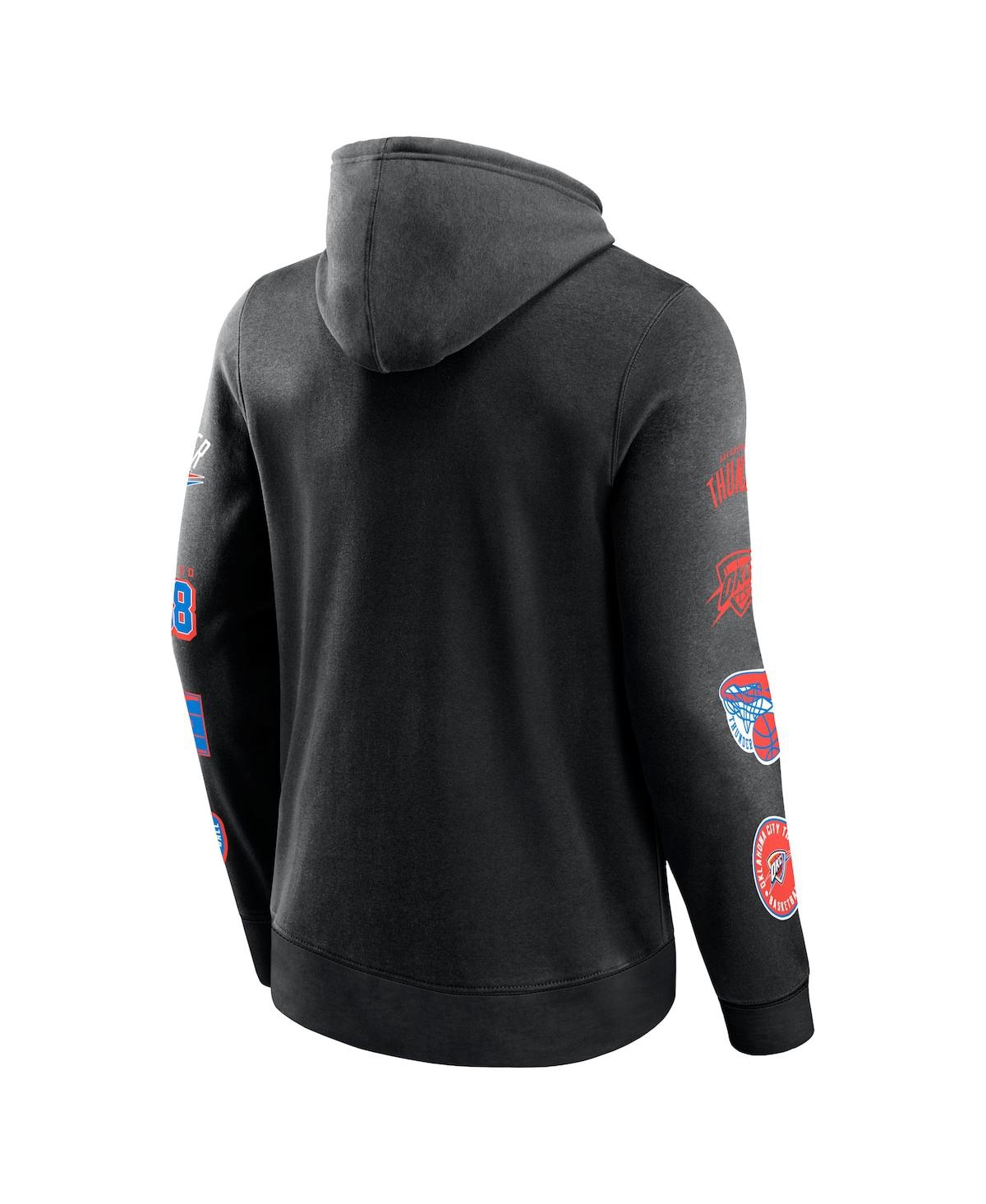 Fanatics Men'sOklahoma City Thunder Home Court Pullover Hoodie - Black
