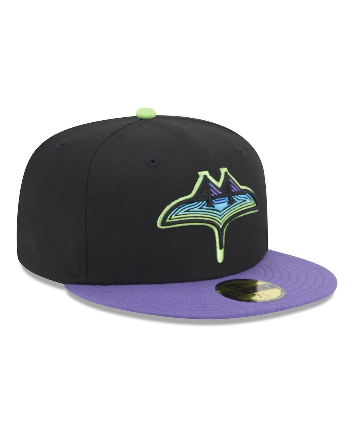 Shop New Era Men's Black Tampa Bay Rays 2024 City Connect 59fifty Fitted Hat