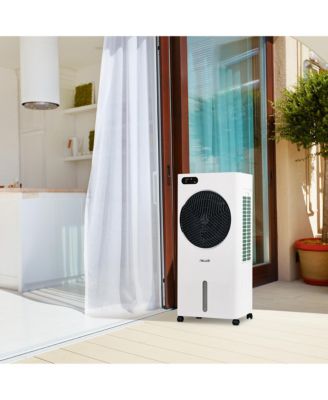 Evaporative Air Cooler and Portable Cooling Fan, Honeycomb Pad, 1600 CFM CycloneCirculation 3.16 Gallon Removable Water Tank, Remote and Time