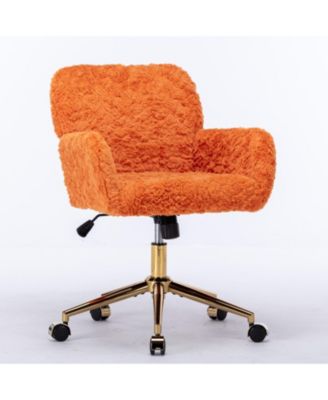 Cozy Artificial Alpaca Wool Recliner with Adjustable Support
