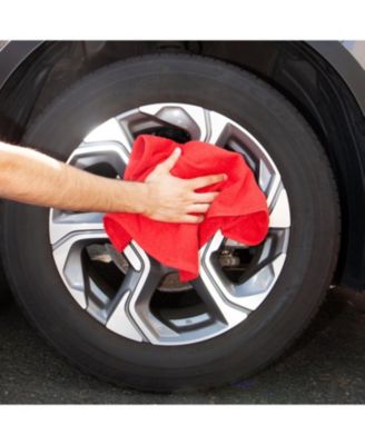 Terry Polishing Hand Towels (12 Pack), 16x27 in., Heavy 550 GSM, Absorbent Cotton, Multi-Purpose, Reusable, Color Options