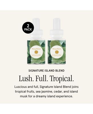& Tommy Bahama Home Scent Refill - Smart Home Air Diffuser Fragrance - Up to 120-Hours of Premium Fragrance per Refill - Household Essential - Clean & Safe Diffuser Fragrance - 2 Pack, Signature Island Blend