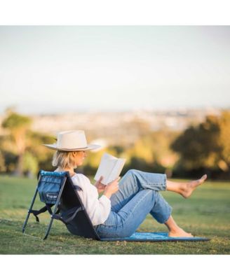 Lightspeed Outdoors Beach Loungers, Deep Navy Ombre, 2-Pack