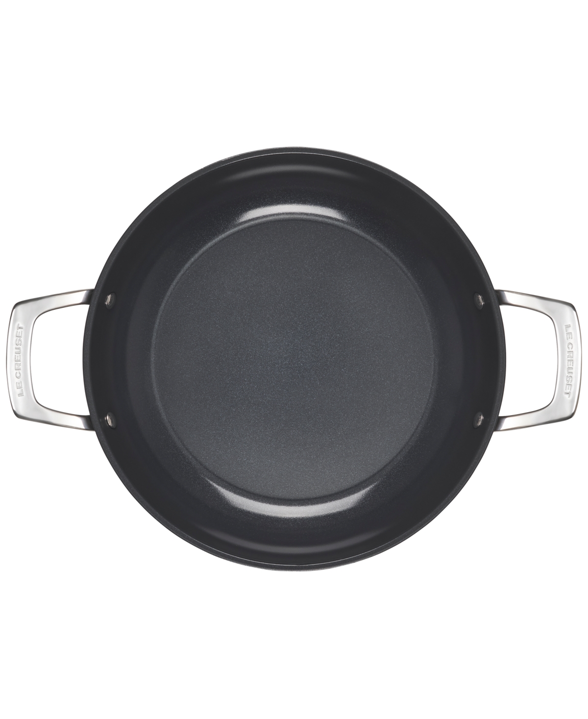 Le Creuset Essential Nonstick Ceramic 3.5-qt. Shallow Braiser With Glass Lid In No Color