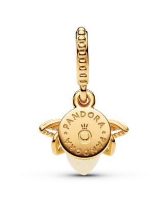 14K Gold-Plated Glow-in-the-dark Firefly Dangle Charm