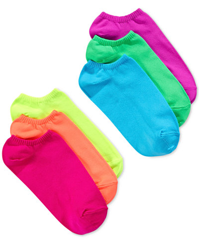 Hue Women's Microfiber Liner Socks 6 Pack