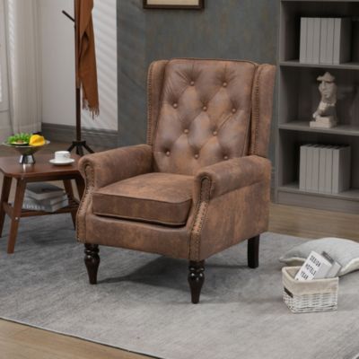 Wood Frame Armchair, Modern Accent Chair Lounge Chair