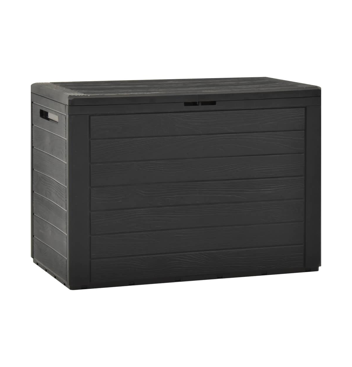 Patio Storage Box Anthracite 38.7"x17.3"x21.7" - Dark Grey