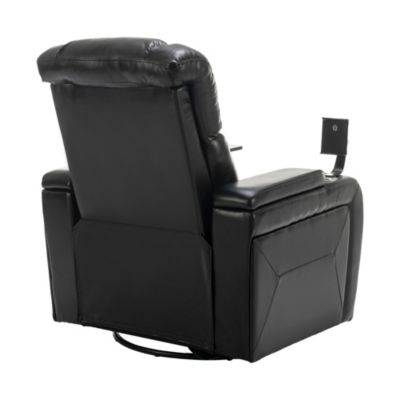 Power Recliner with Swivel, Tray Table, Phone Holder