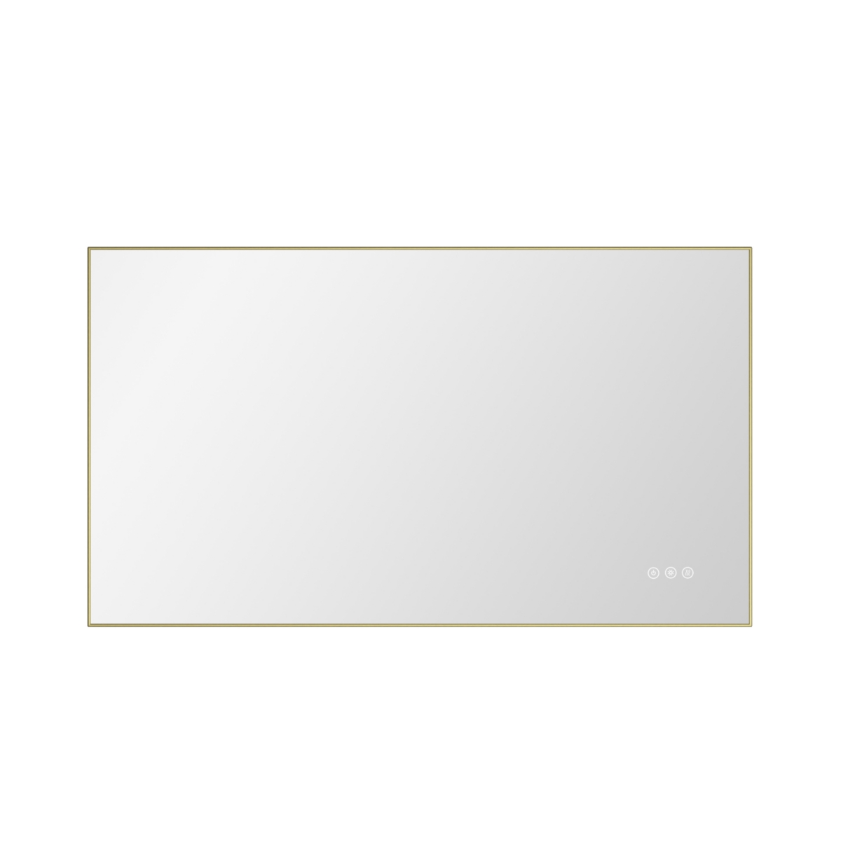 42X 24 Inch Led Mirror Bathroom Vanity Mirror With Backlight, Wall Mount Anti-Fog Memory Large - Gold