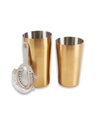Brushed Gold Cocktail Shaker