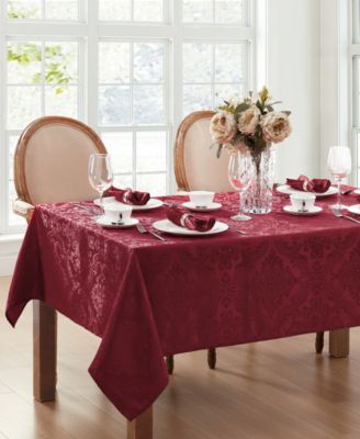 Elrene Caiden Damask Tablecloth - 52" x 52"