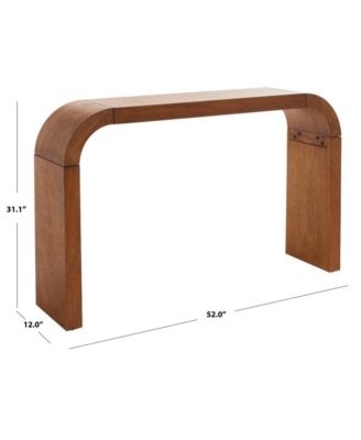 Liasonya Curved Console Table