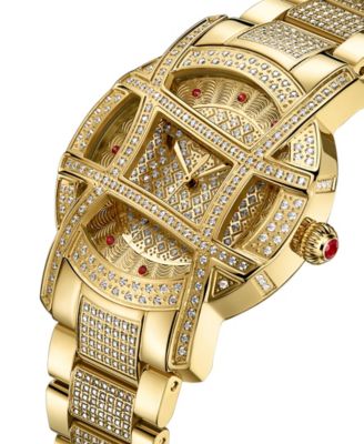 Women's Olympia Platinum Series Diamond (2 1/2 ct. t.w.) 18K Gold-Plated Stainless Steel Watch, 38Mm