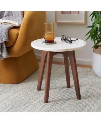 Marini Round Marble End Table