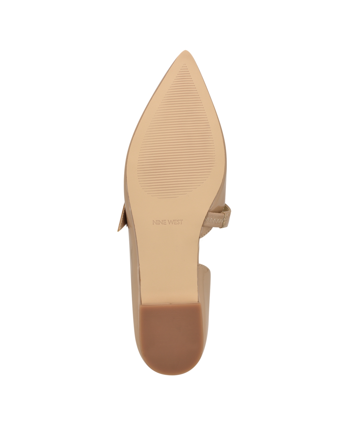 Shop Nine West Women's Luso Pointy Toe Slip-on Dress Flats In Silver