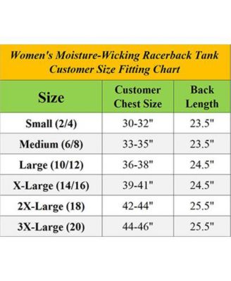 Women's Moisture Wicking Racerback Tanks-5 Pack