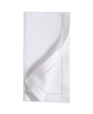 Festive Holiday Ornament Embroidered Napkin Set of 6, 20"x20"