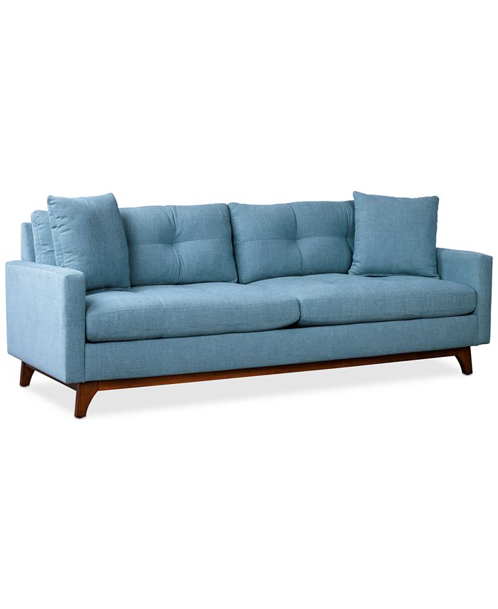 Furniture Nari 89" Fabric Tufted Estate Sofa, Created for Macy's Macy's