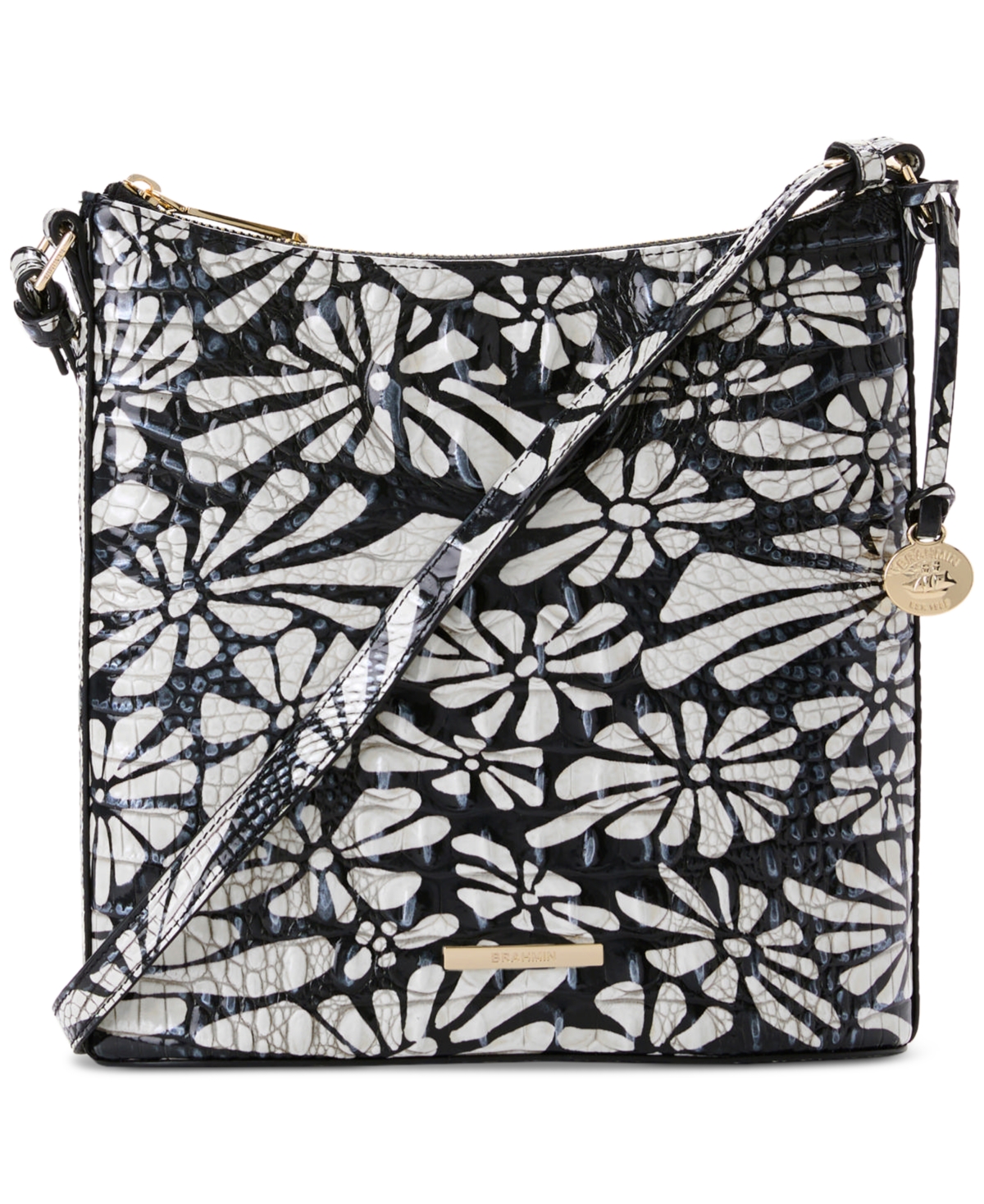 Brahmin Katie Melbourne Embossed Leather Crossbody