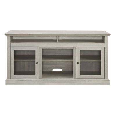 Streamdale Modern 65" TV Media Stand, Stone Gray, 60"x15.75"x29