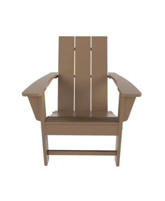 Modern Outdoor Folding Adirondack Chair (Set of 2)