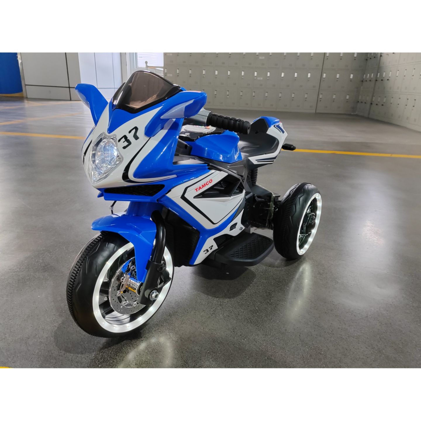 Детская игрушка Streamdale Furniture Electric Ride-On Motorcycle with Music, 3–4 года, цвет: Синий — фото 7