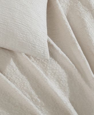 CLOSEOUT! Seersucker 3 Piece Duvet Cover Set, King