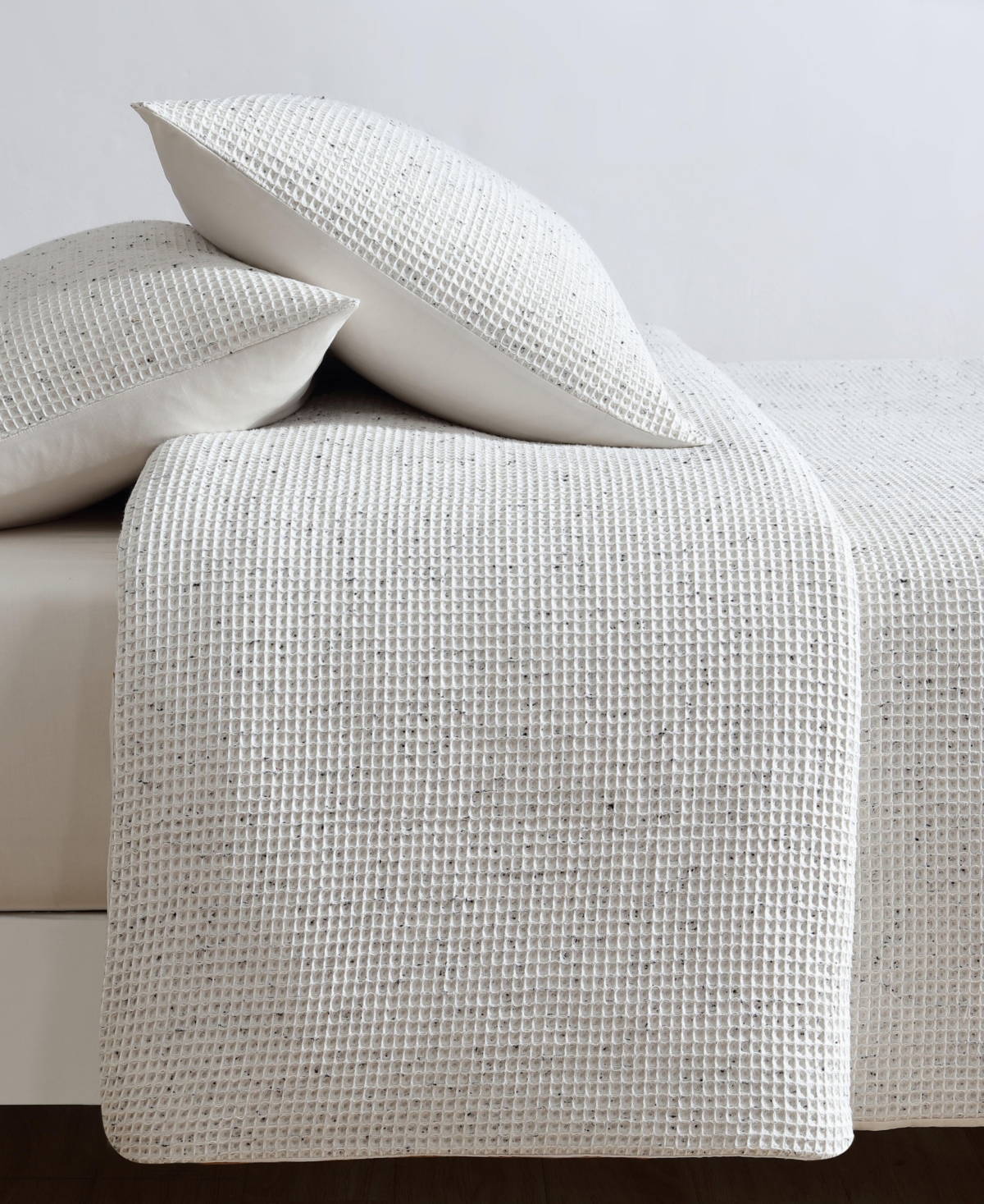 Calvin Klein Speckled Waffle 3 Piece Duvet Cover Set