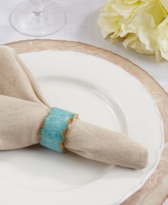 Resin Artistry Napkin Ring Set of 4