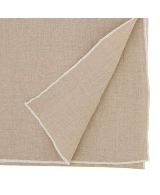 Stonewashed Stitched Edge Table Runner, 16"x72"