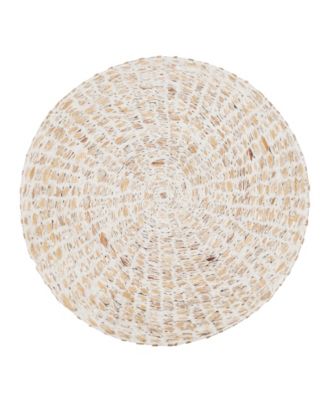 Foil Print Natural Fiber Placemat Set of 4,15"x15"