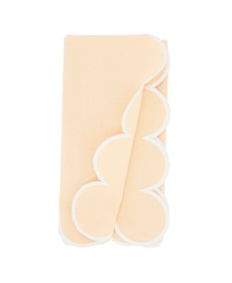 Scalloped Hem Napkin Set of 4,20"x20"